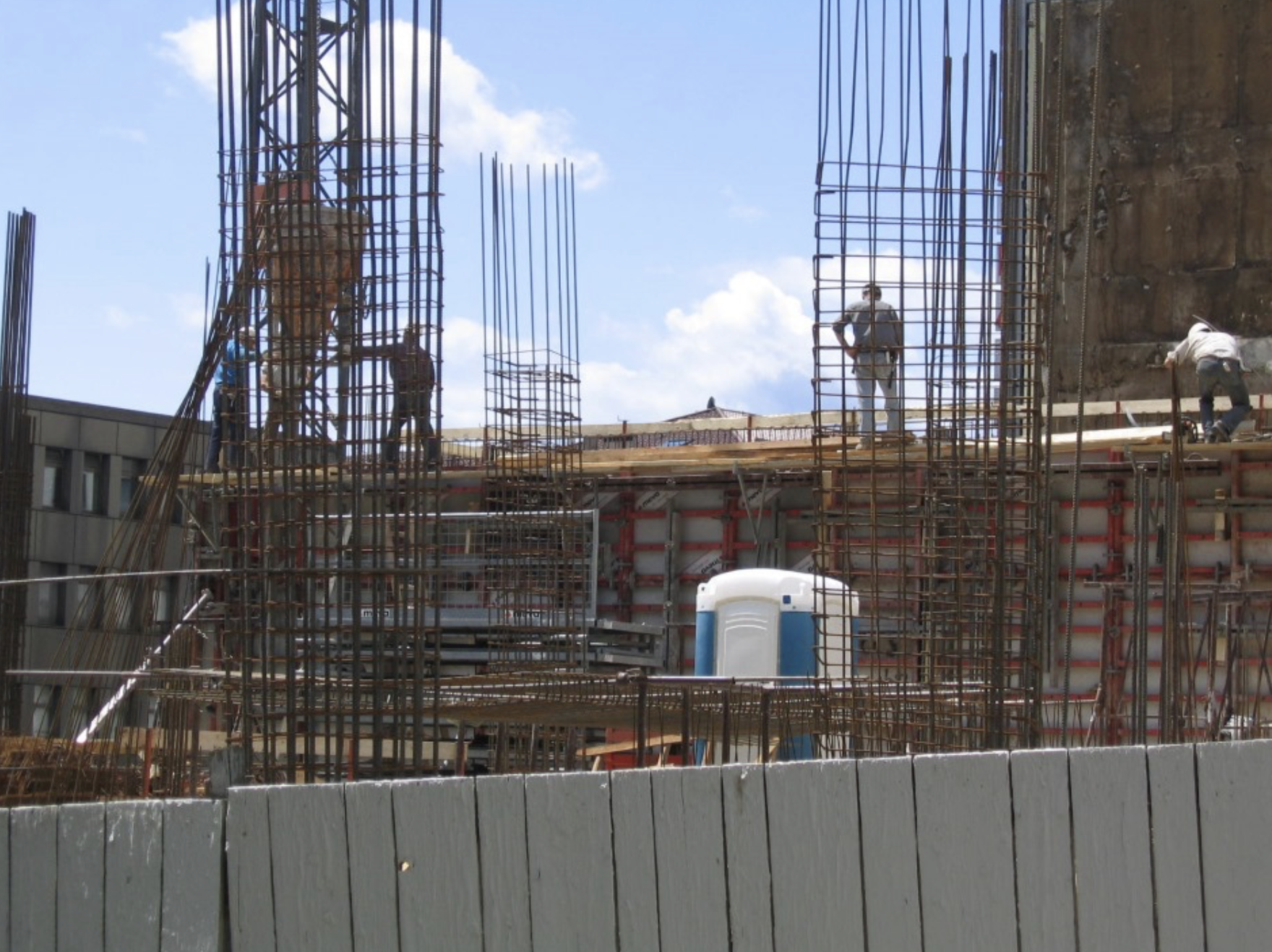 Bauarbeiten Industriehaus Neubau 2004 Pforzheim - Ehemaliges Messehaus der Schmuckindustrie